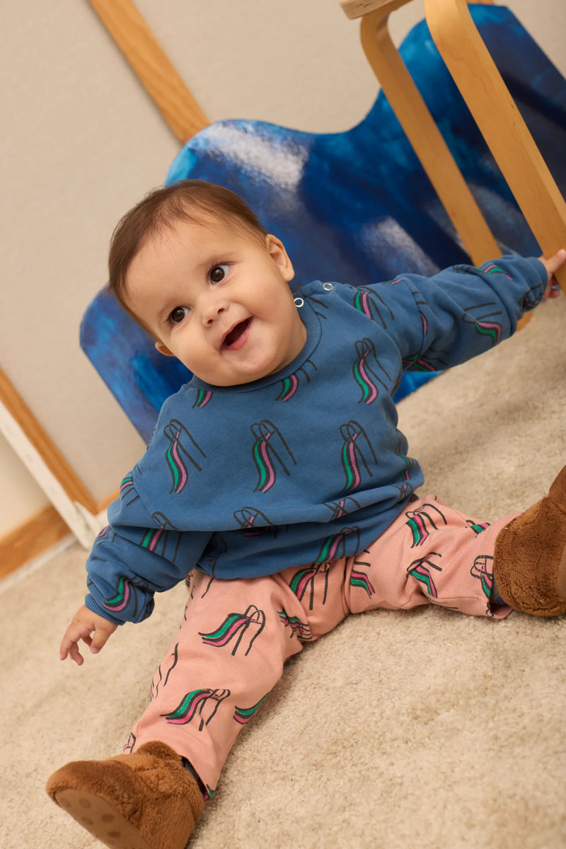 Slides all over baby sweatshirt
