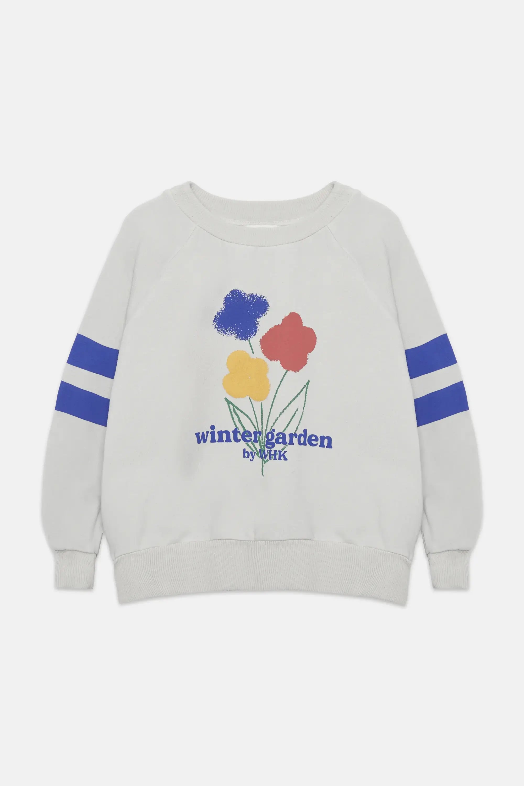 Winter garden stripes sweatshirt
