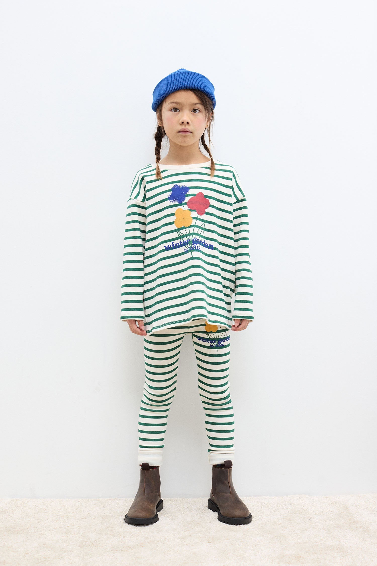 Winter garden fleeced leggings
