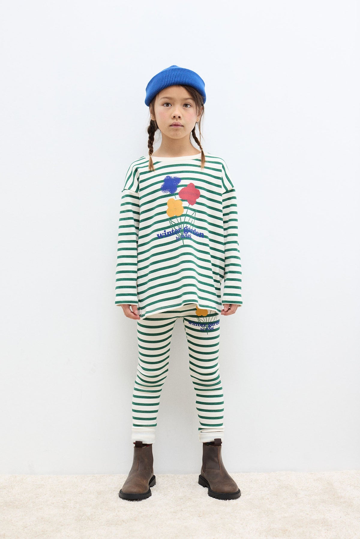 Winter garden fleeced leggings
