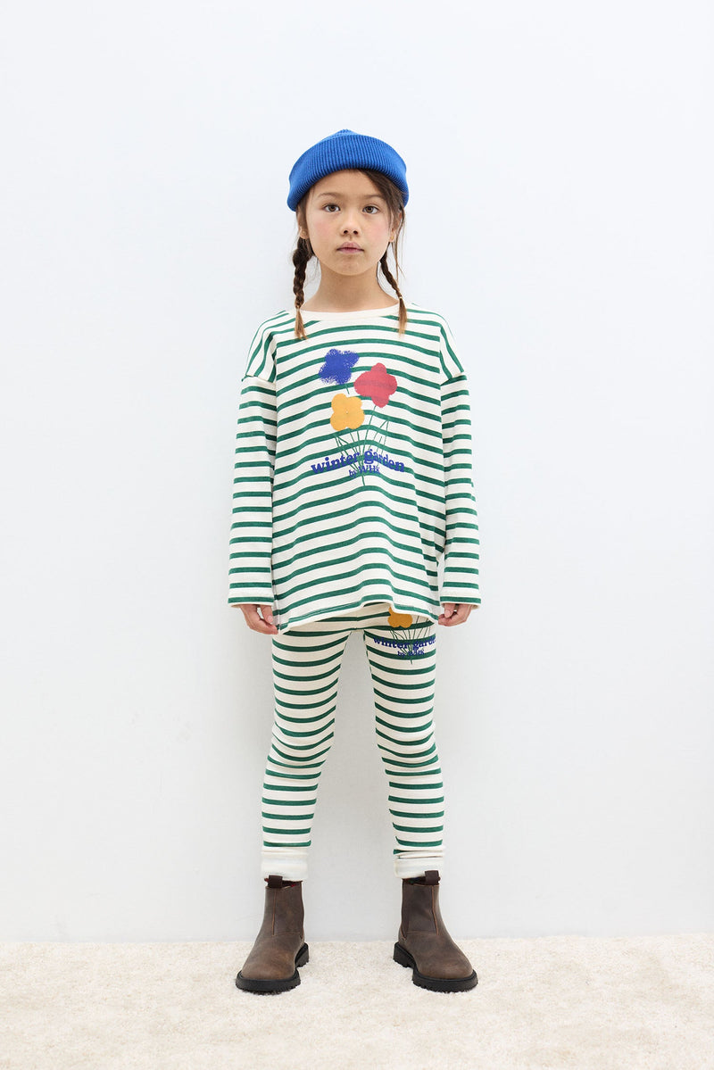 Winter garden fleeced leggings