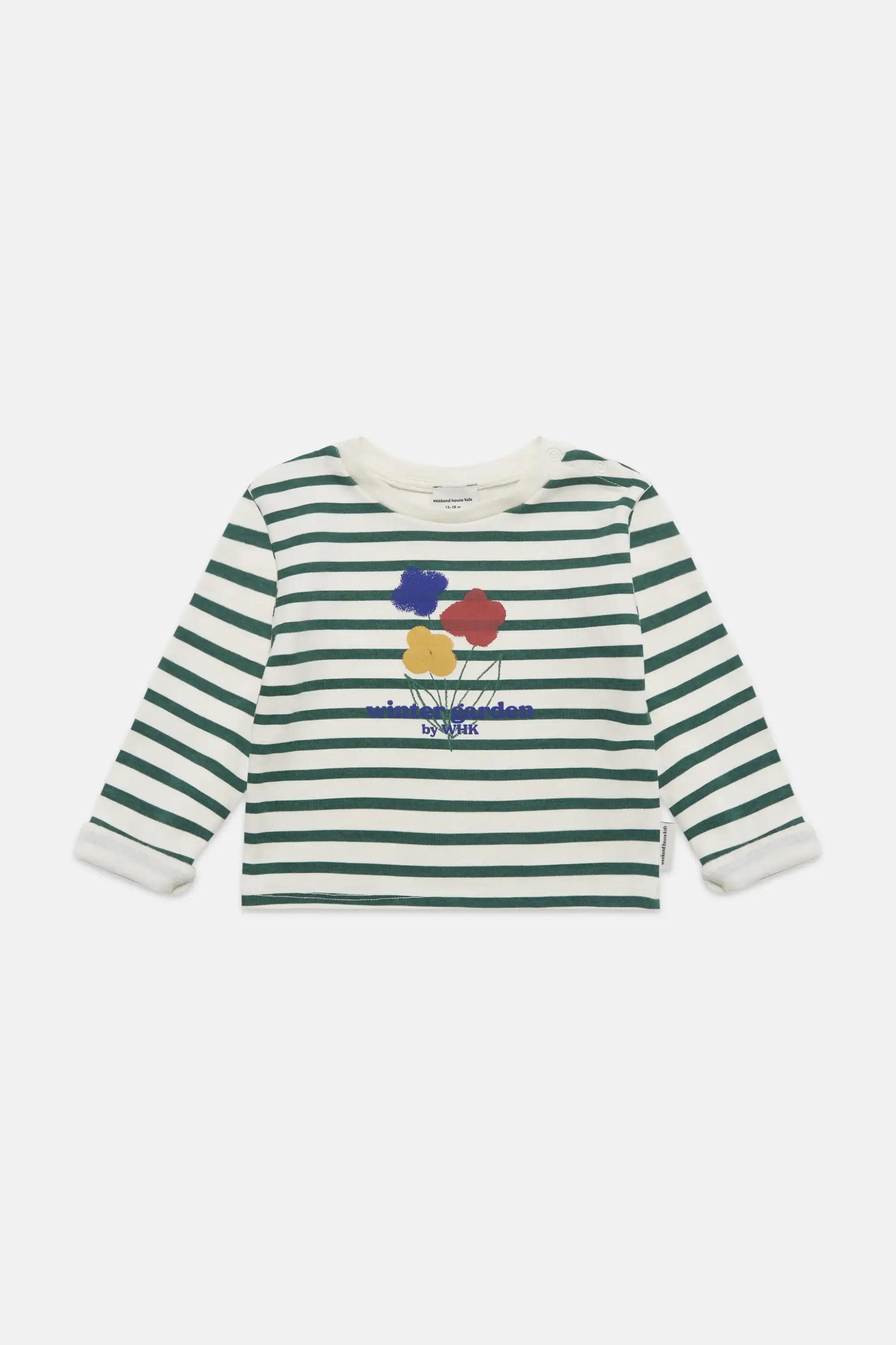 Winter garden fleeced L/S baby t-shirt