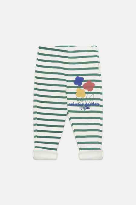 Winter garden fleeced baby leggings