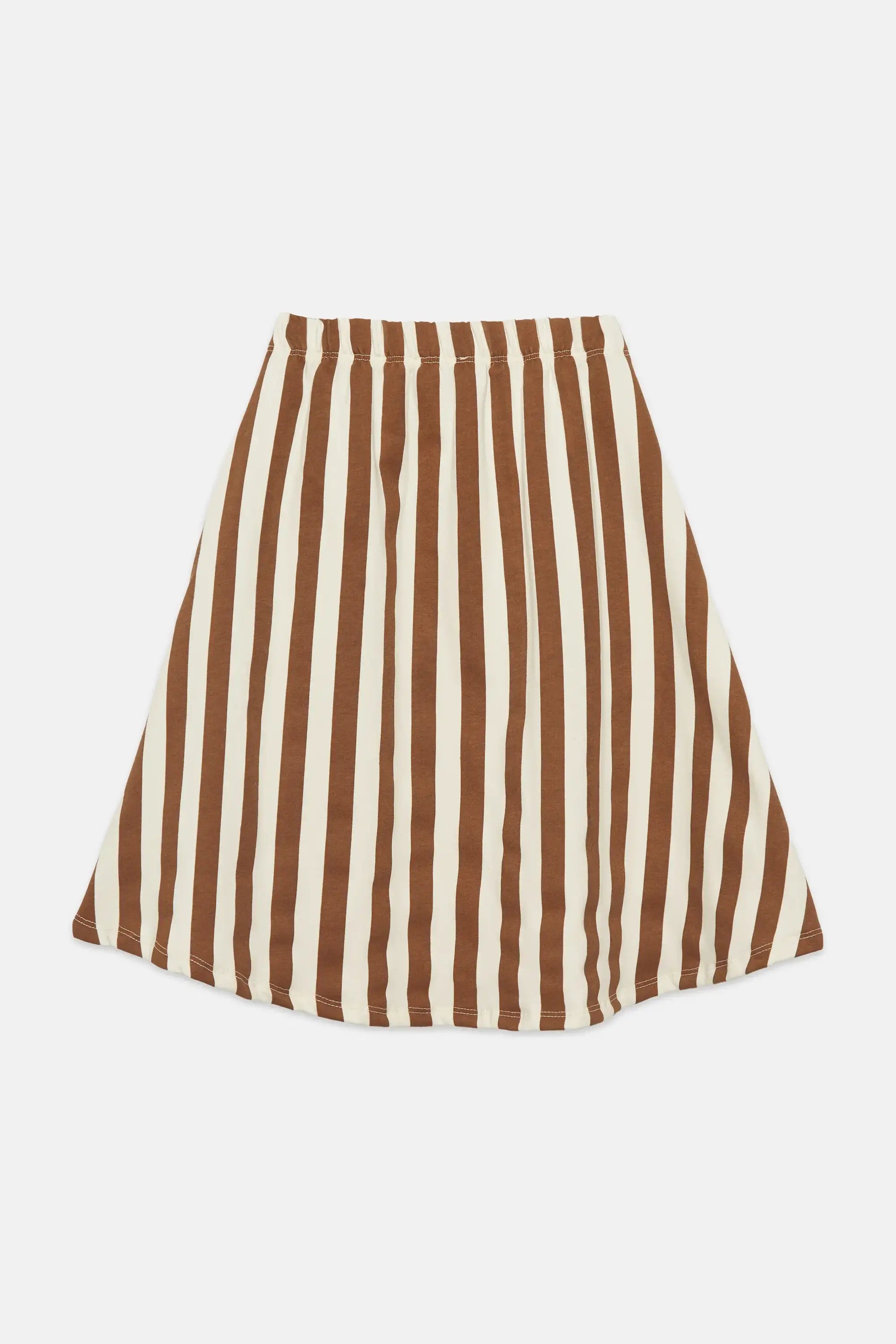 Fruity stripes long skirt
