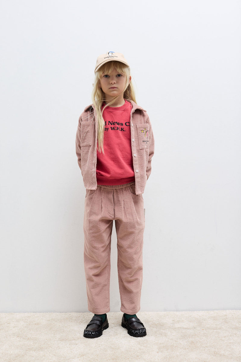 Magic corduroy shirt (pink)