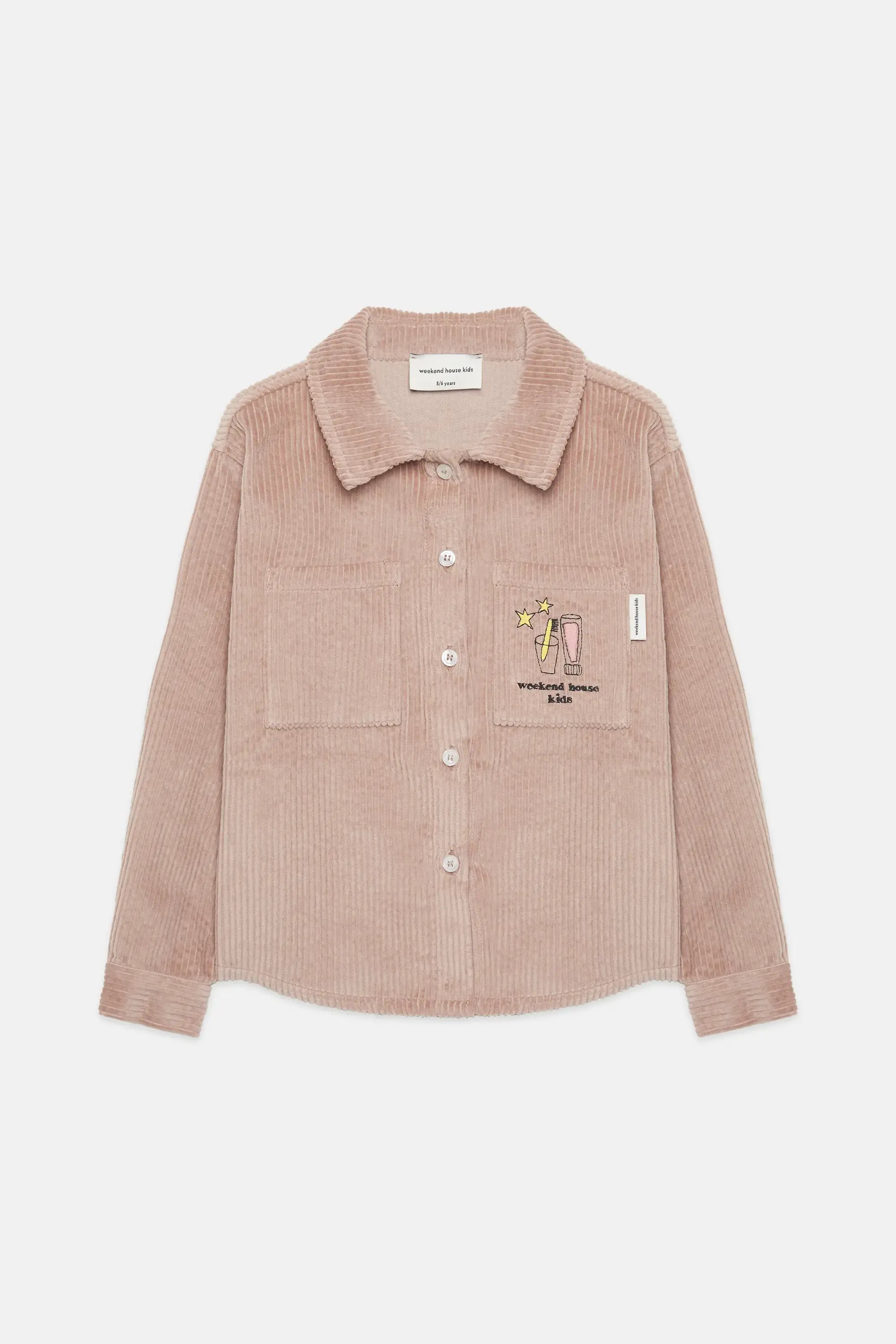 Magic corduroy shirt (pink)