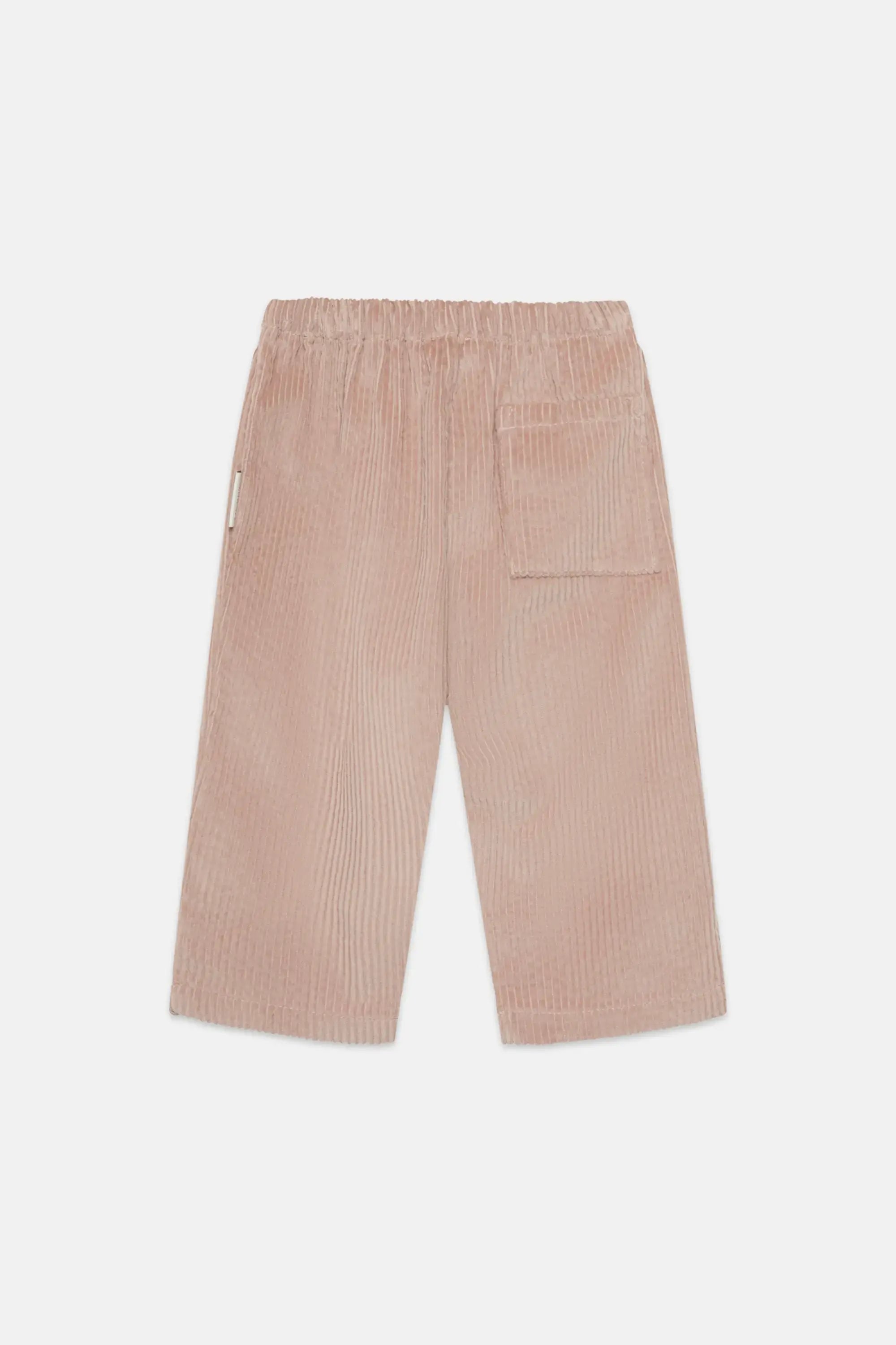 Magic toothbrush corduroy baby pants (pink)