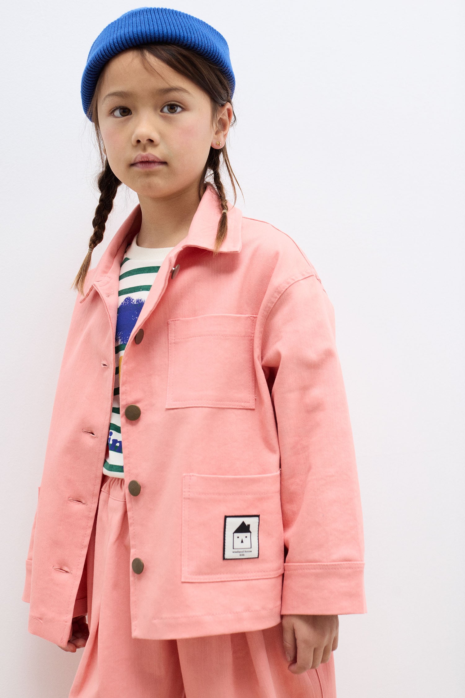 Worker pink jacket