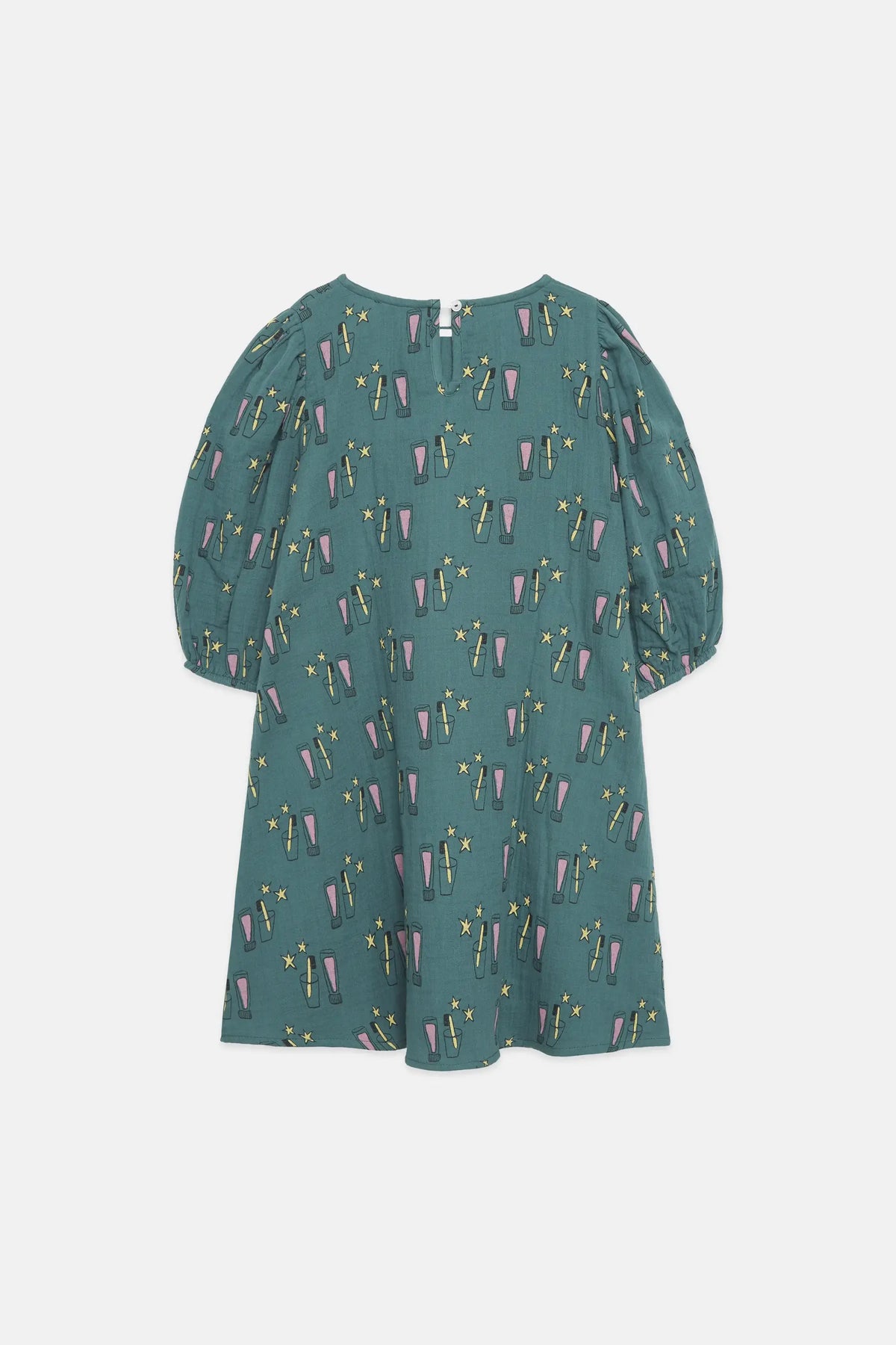 Magic toothbrush all over woven dress