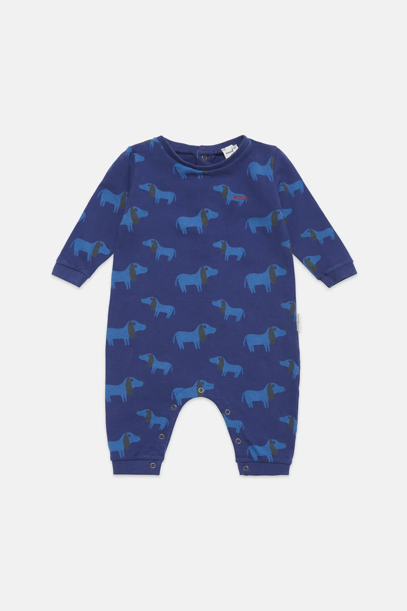 Blue Dog all over jumpsuit