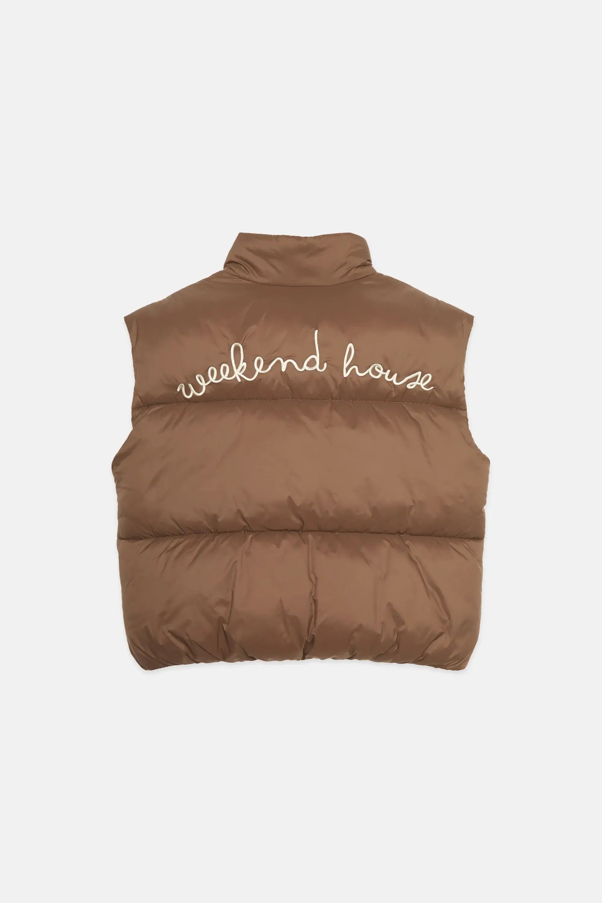 Brown Puffer Vest