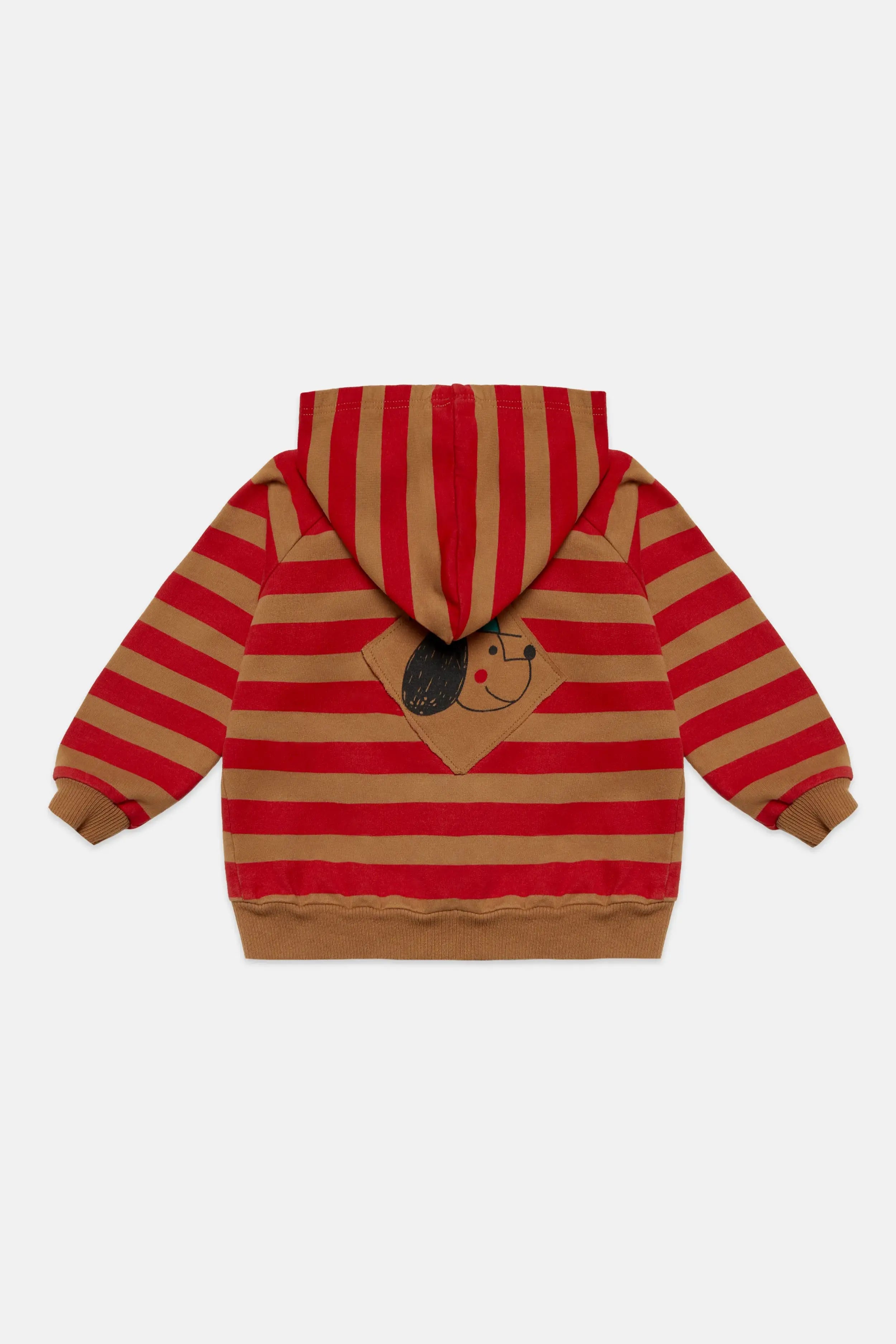 Happy dog stripes hoodie (Cathay)