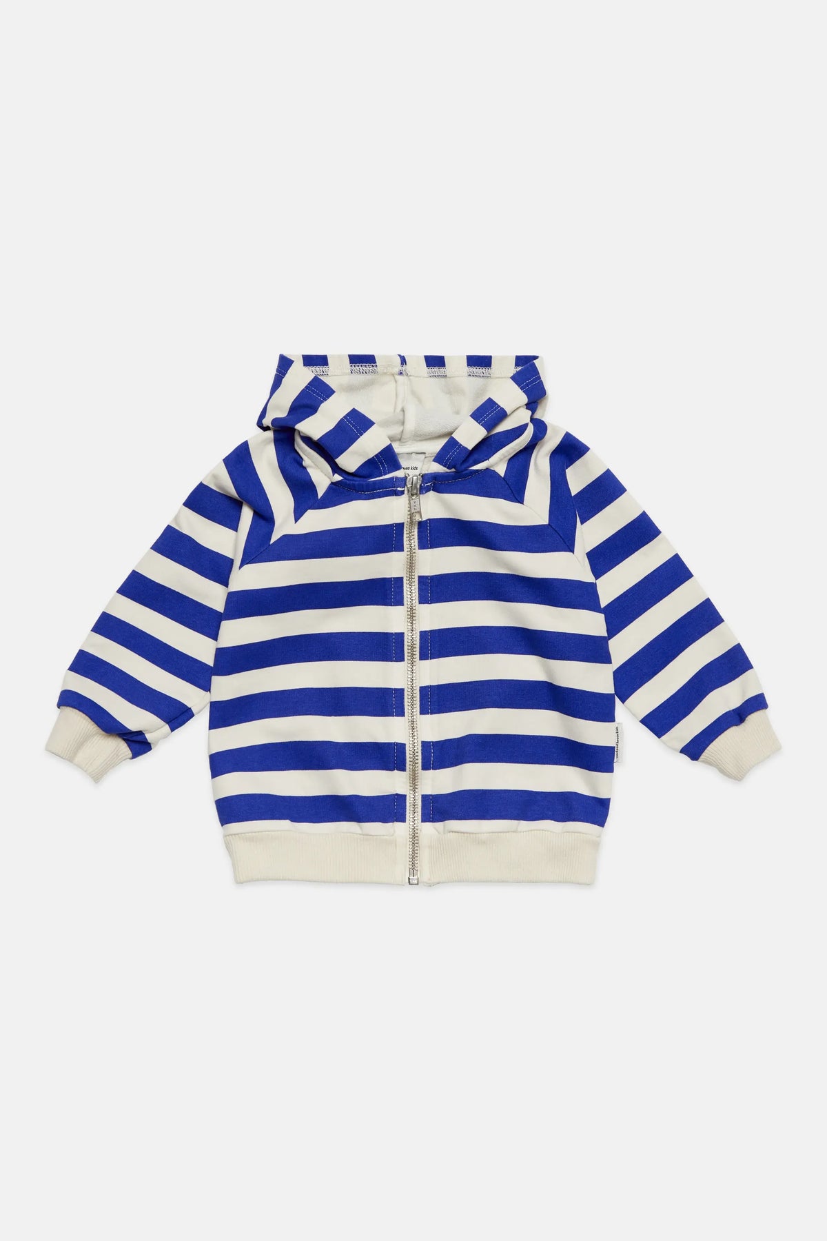 Happy dog stripes hoodie (Ecru)