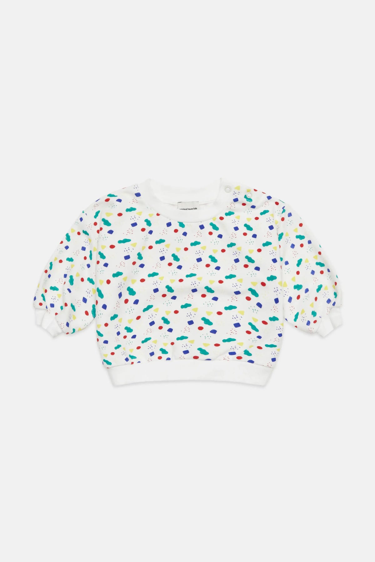 Arty shapes baby sweatshirt