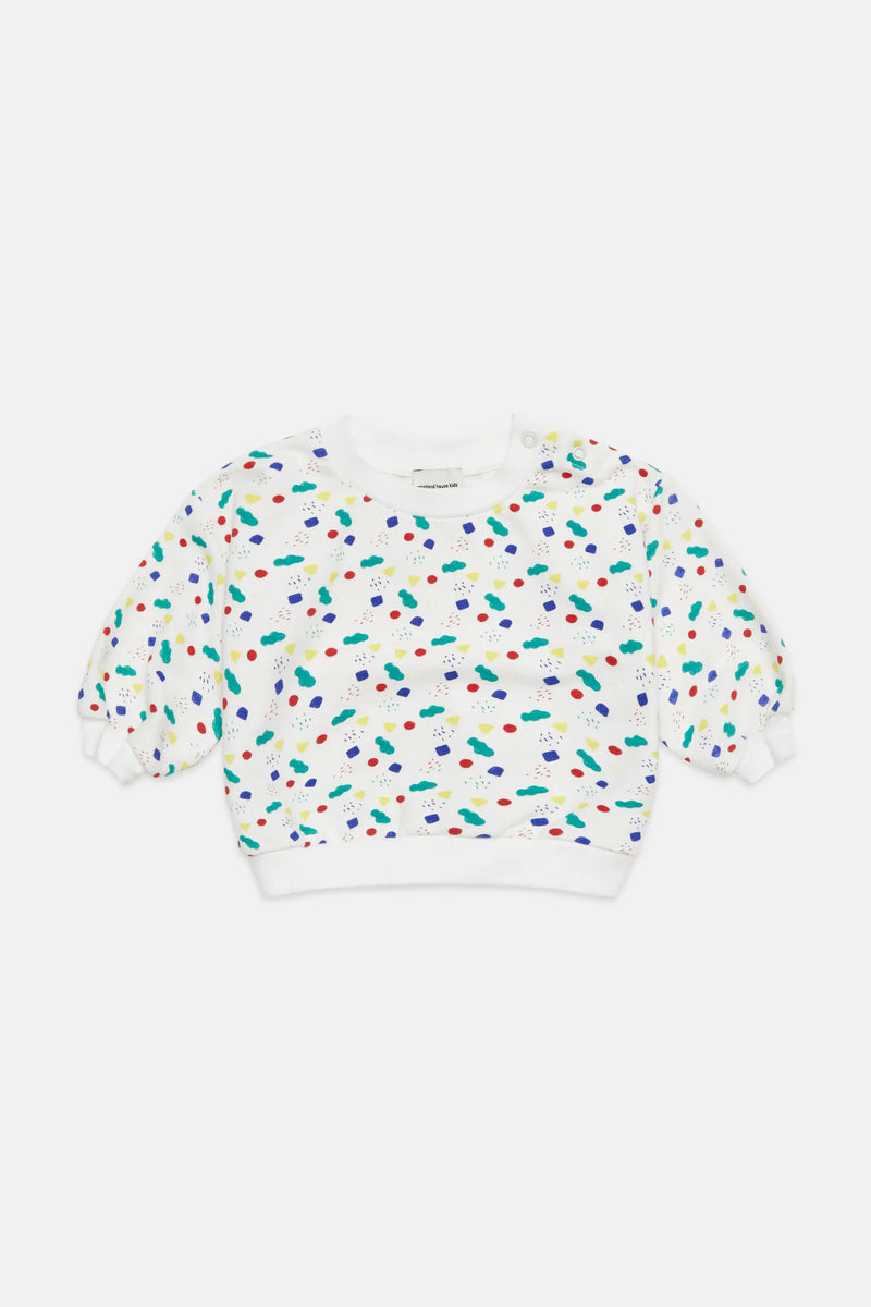 Arty shapes baby sweatshirt