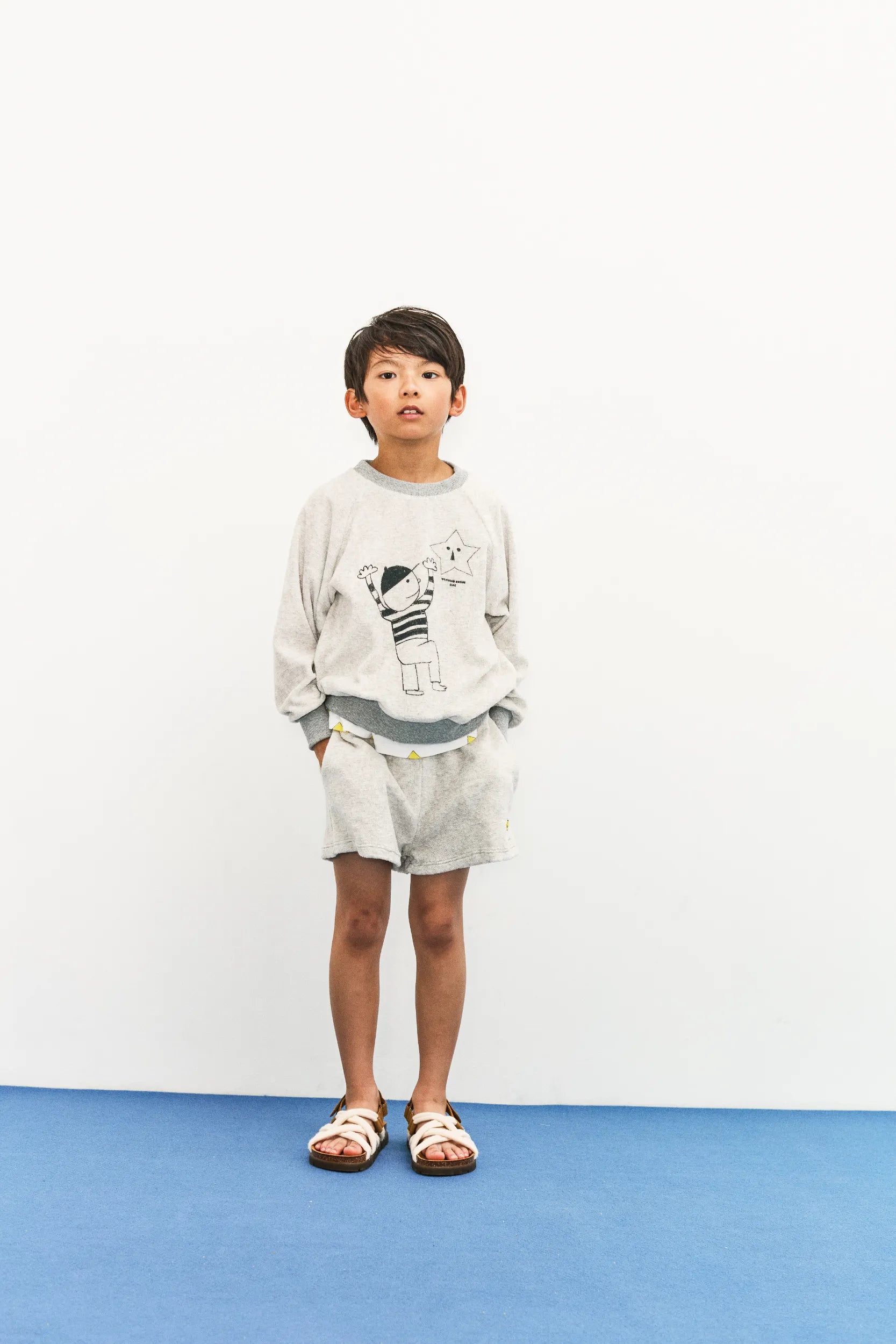 Star Kid towel sweatshirt