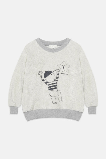 Star Kid towel sweatshirt