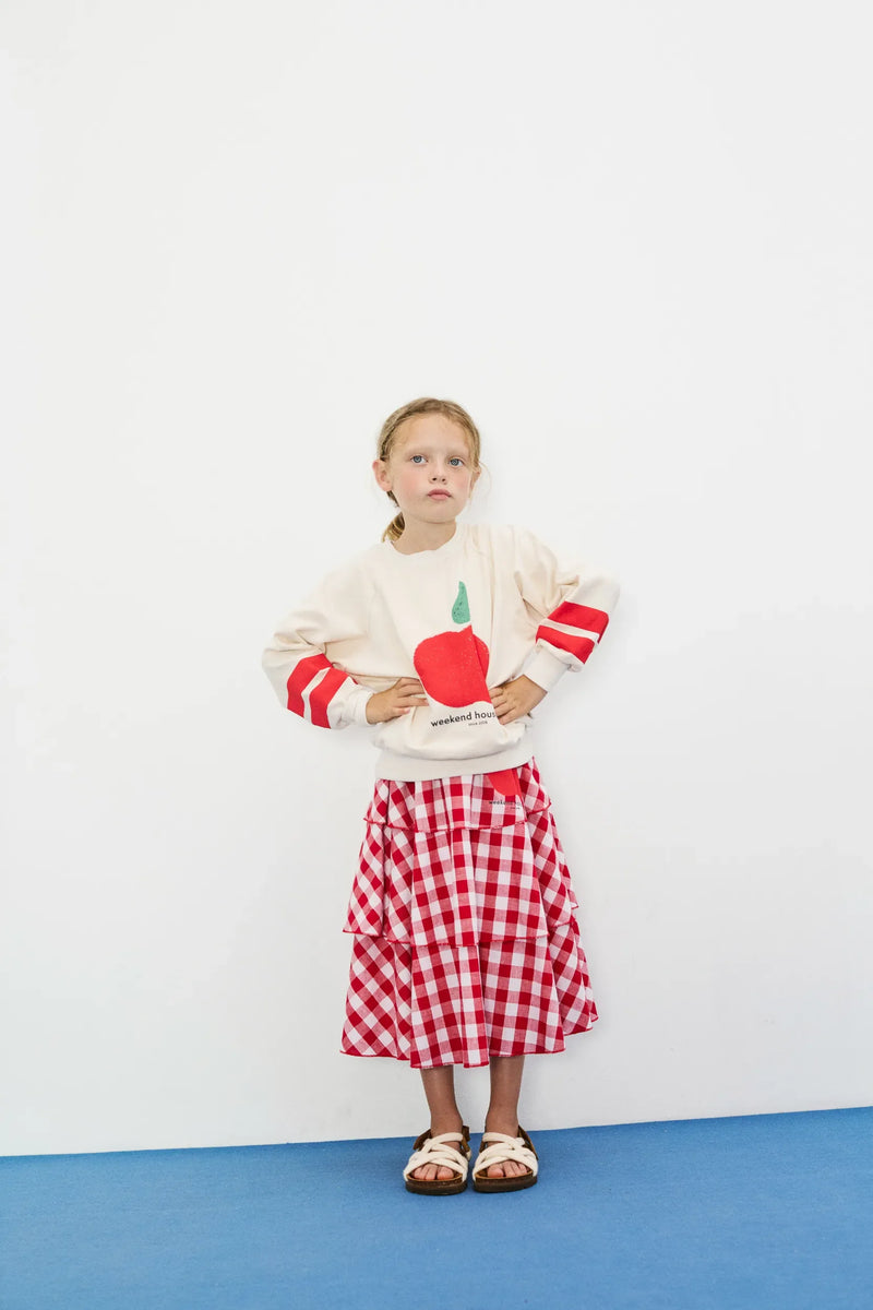Apple shape sweatshirt