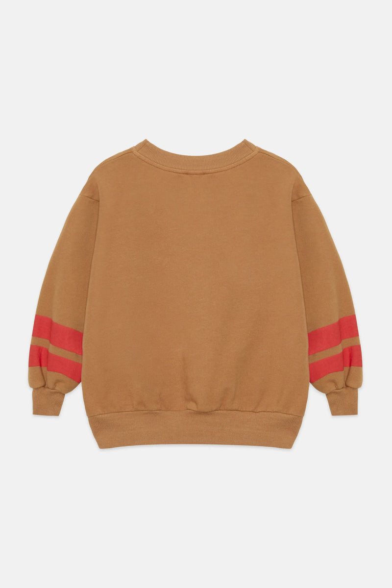 Happy dog striped sweatshirt (Cathay)