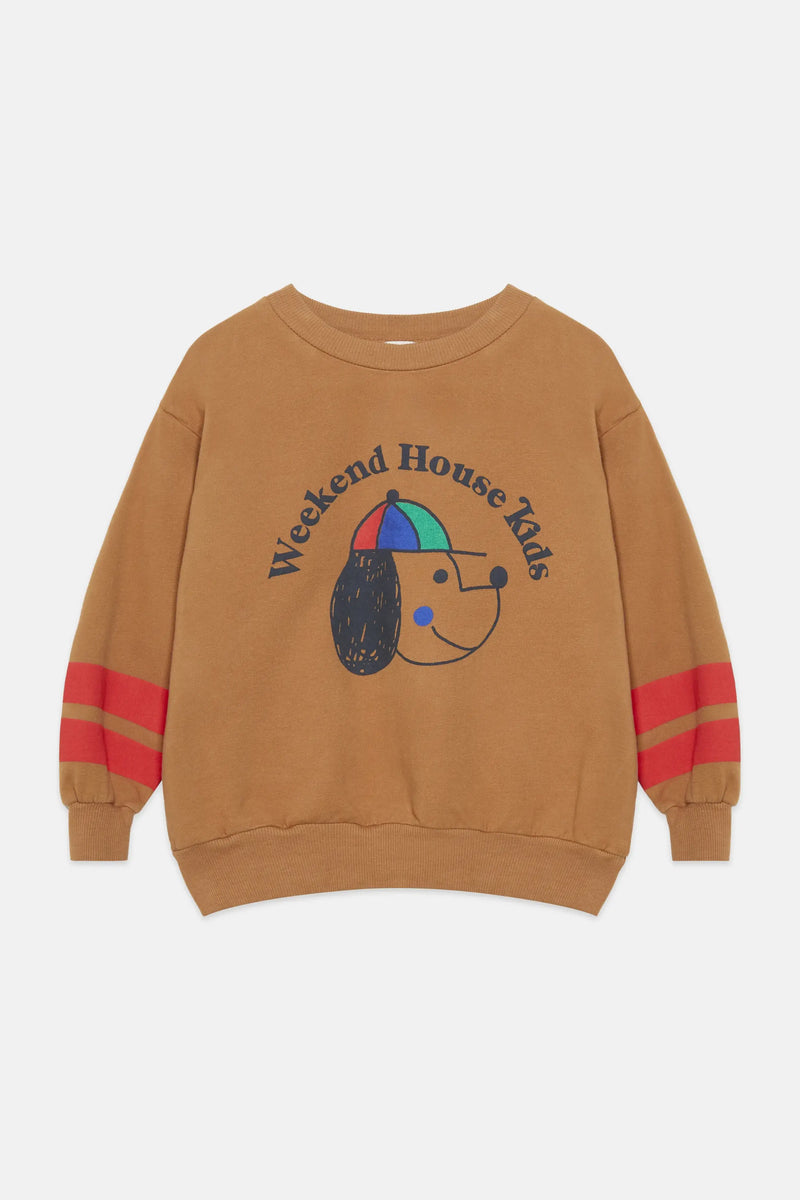 Happy dog striped sweatshirt (Cathay)