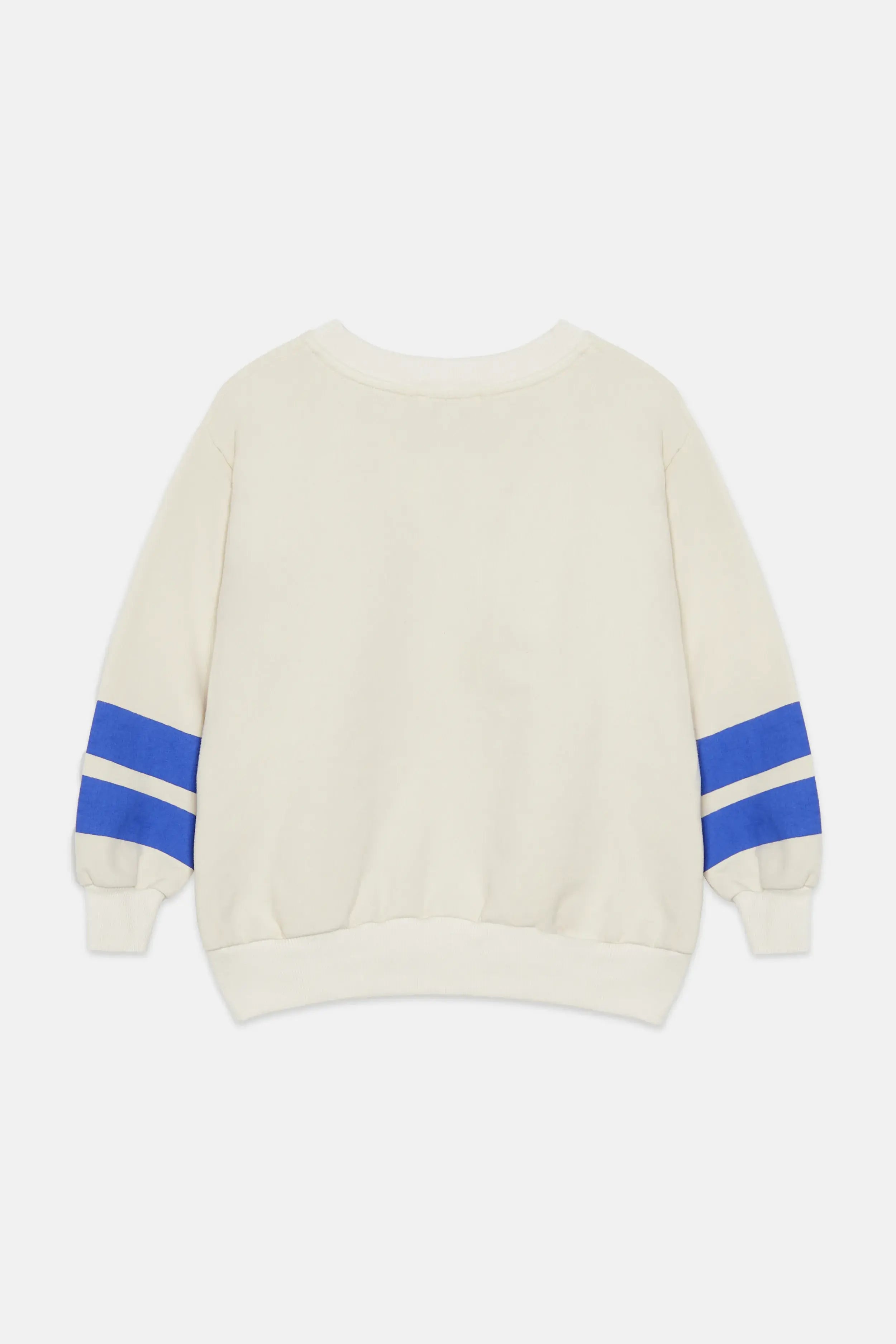 Happy dog striped sweatshirt (Ecru)