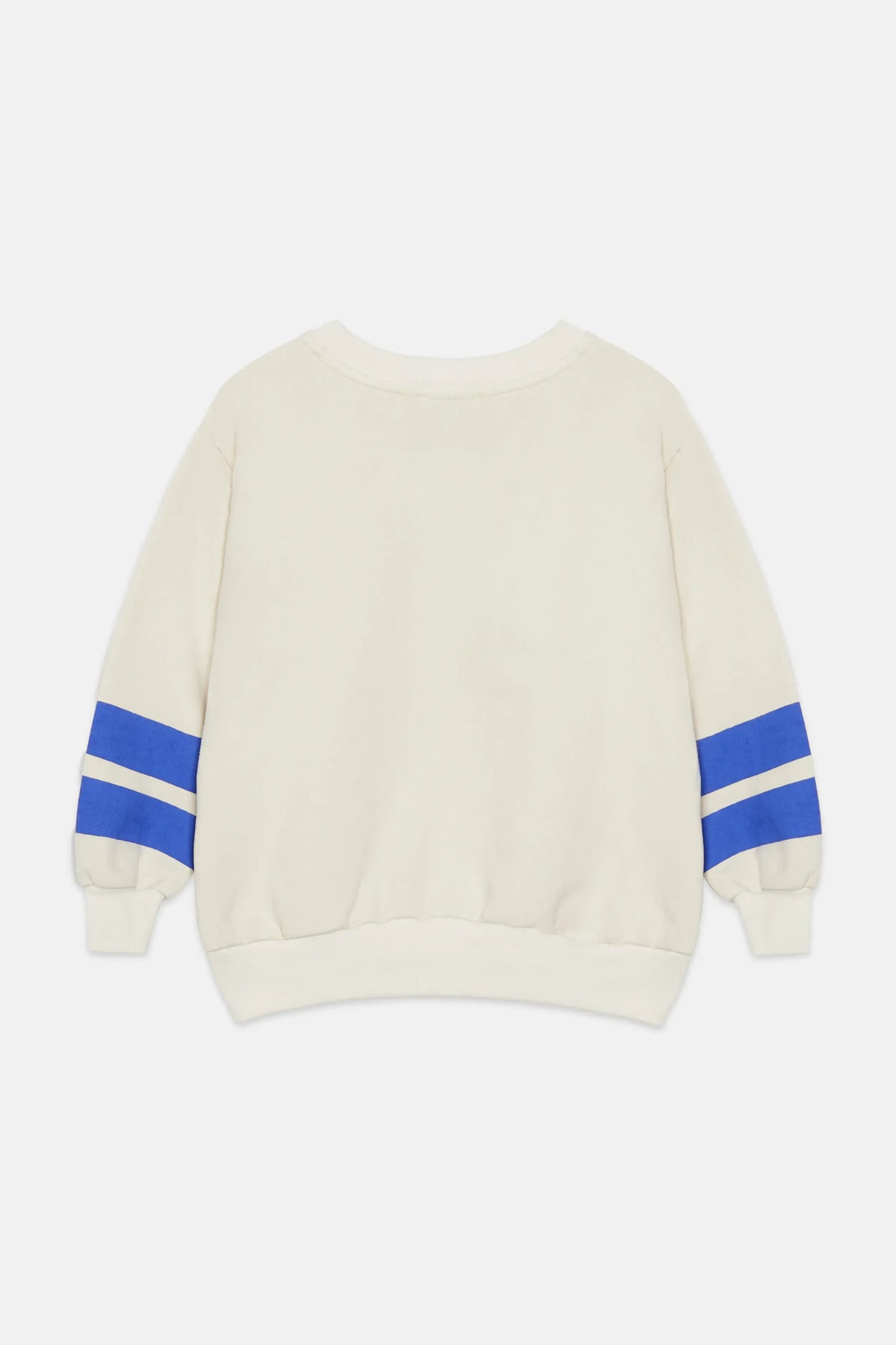 Happy dog striped sweatshirt (Ecru)