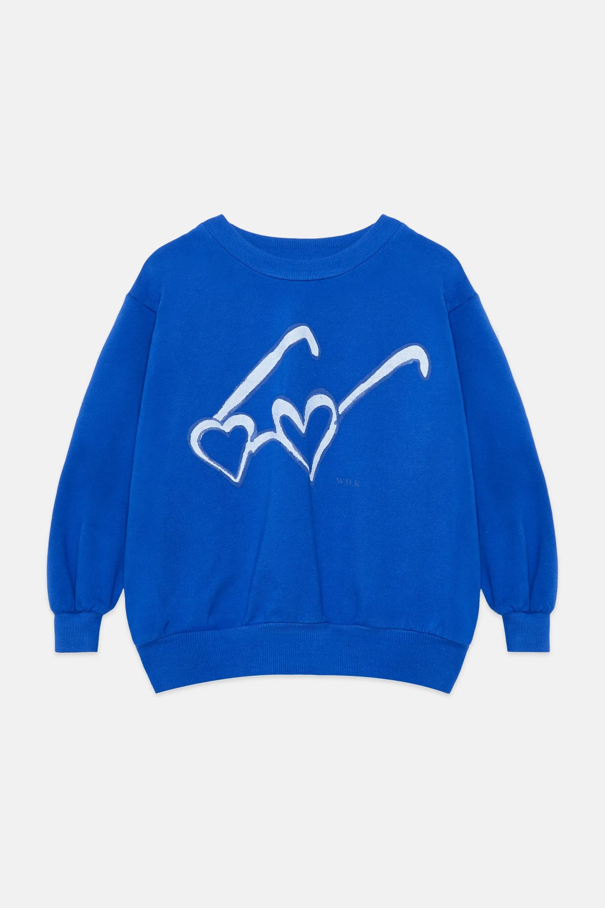 Heart glasses sweatshirt (Nautical Blue)