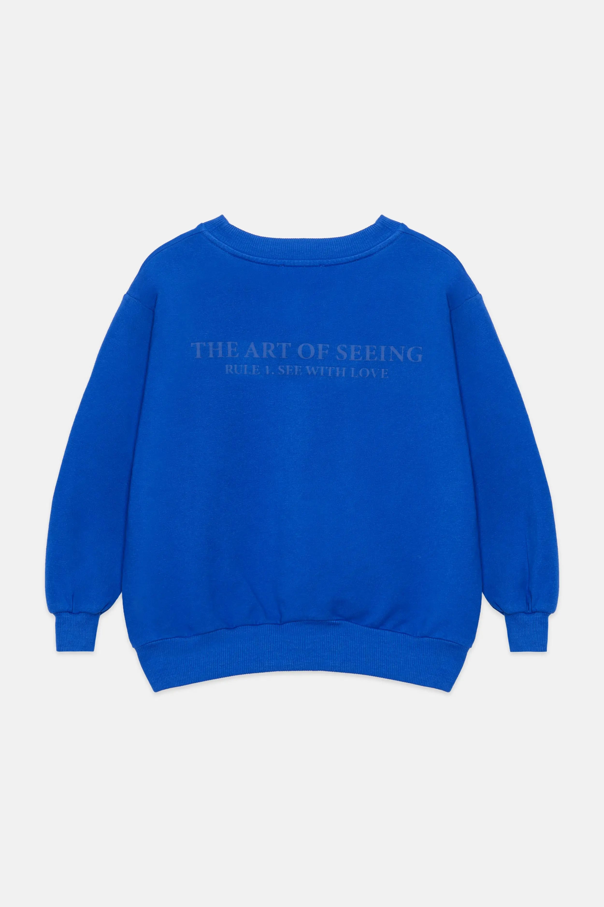 Heart glasses sweatshirt (Nautical Blue)