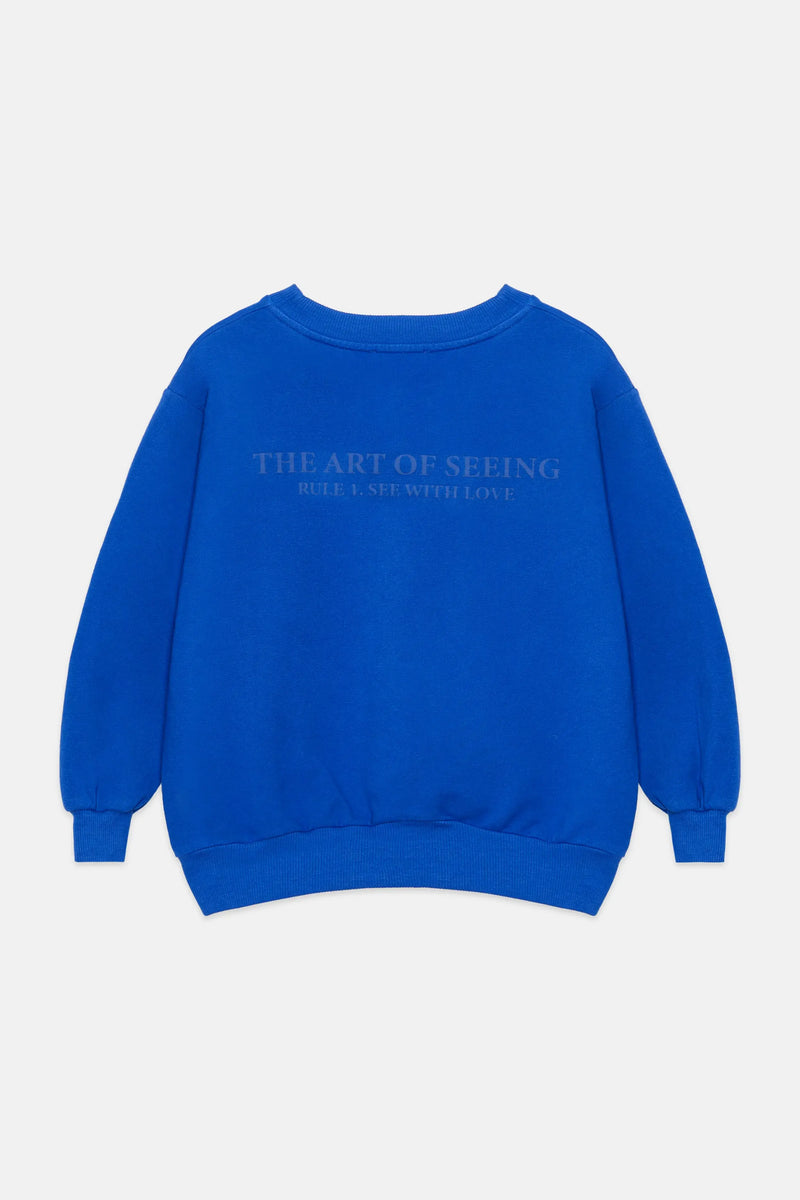 Heart glasses sweatshirt (Nautical Blue)