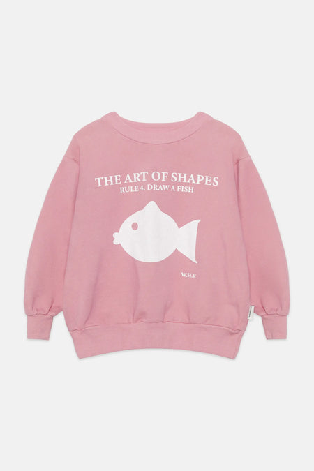 Fish shape sweatshirt (Pink)