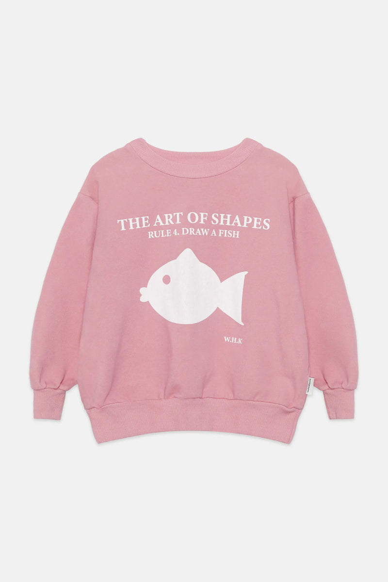 Fish shape sweatshirt (Pink)