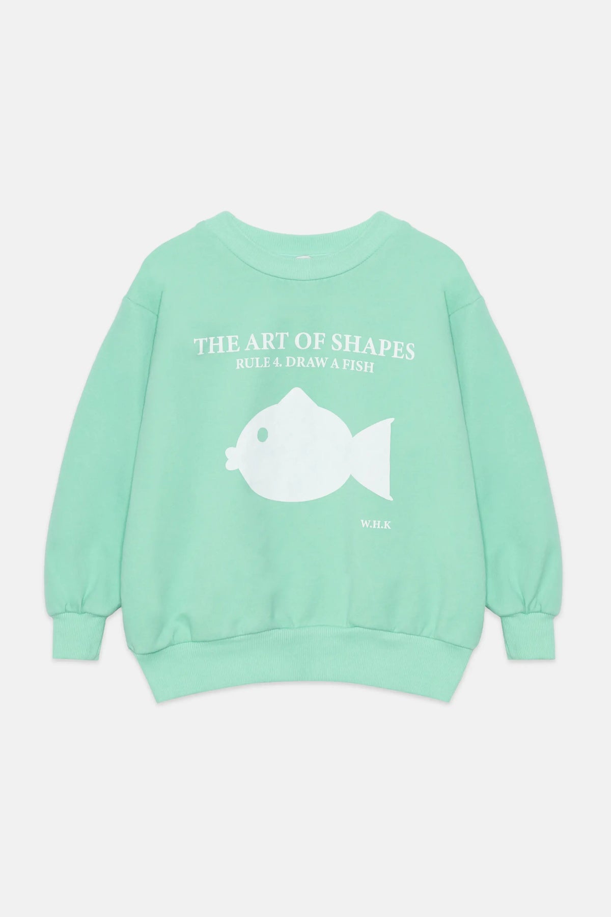 Fish shape sweatshirt (Mint)