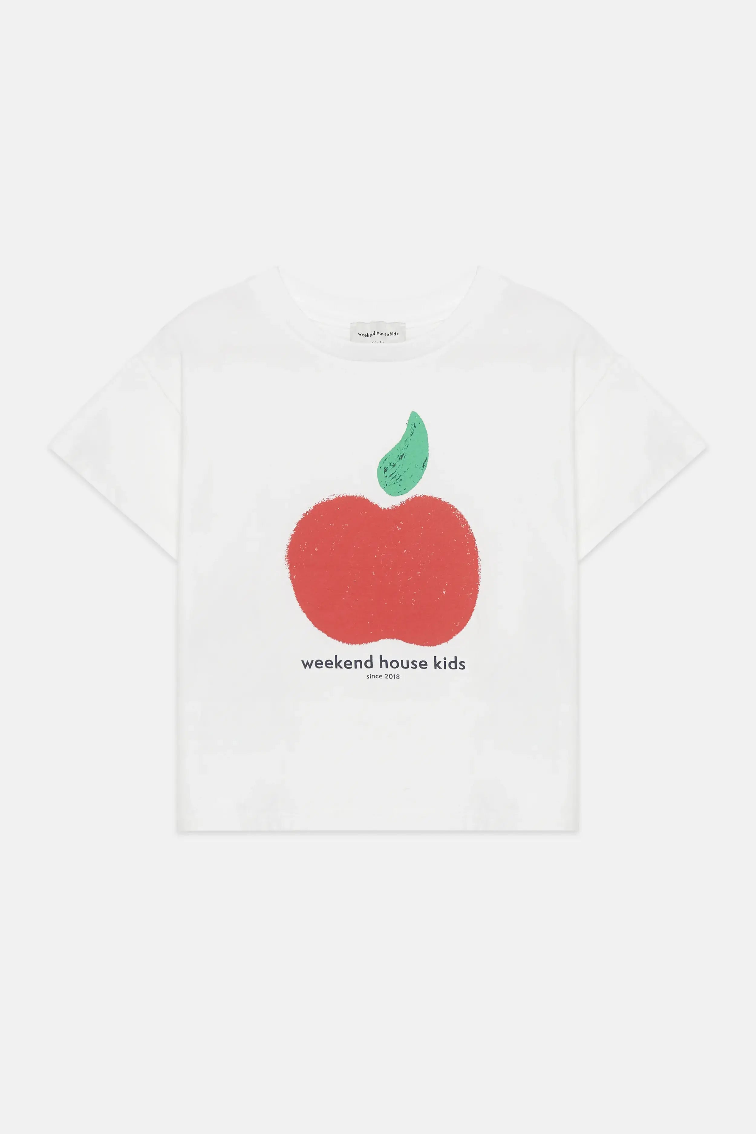 Apple shape t-shirt (White)