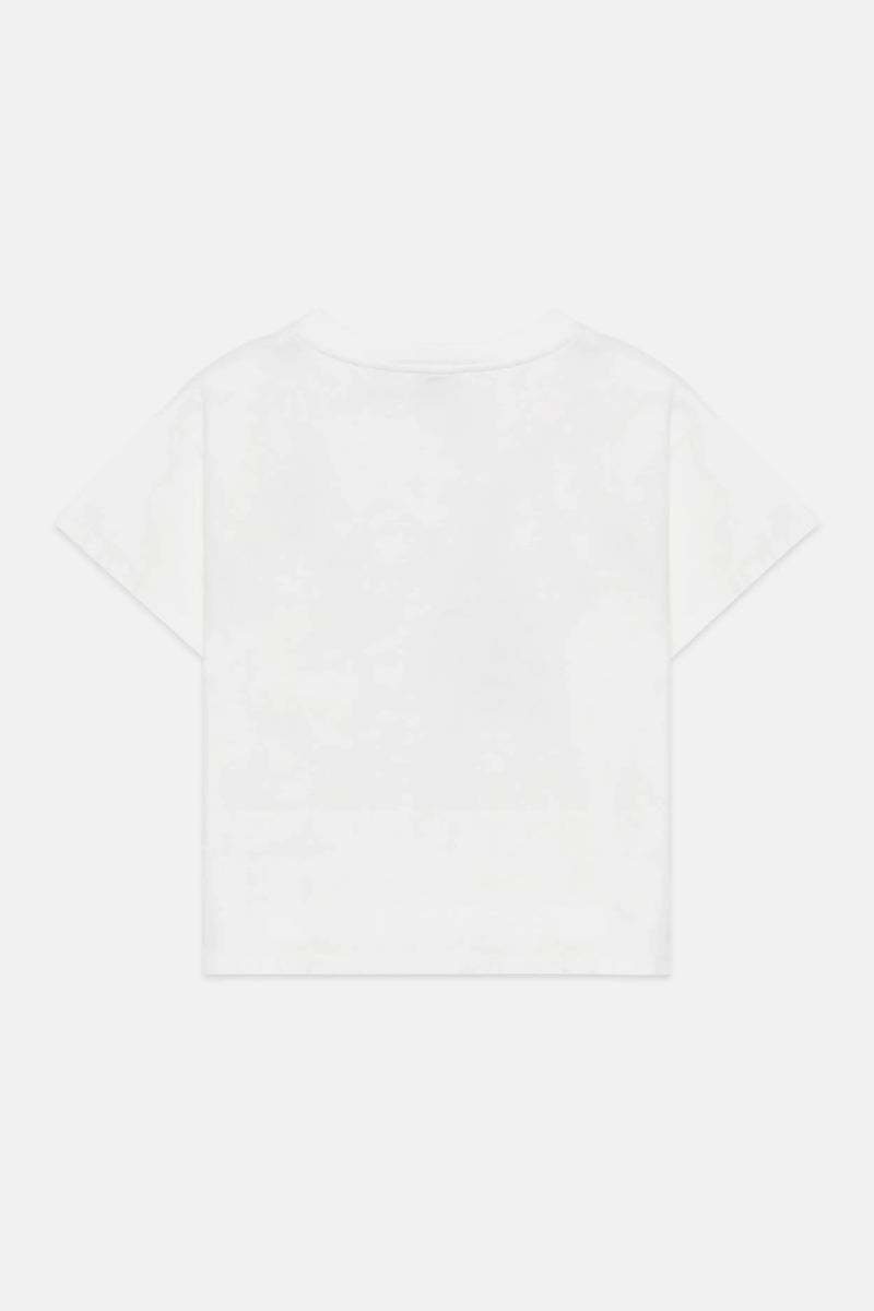 Apple shape t-shirt (White)