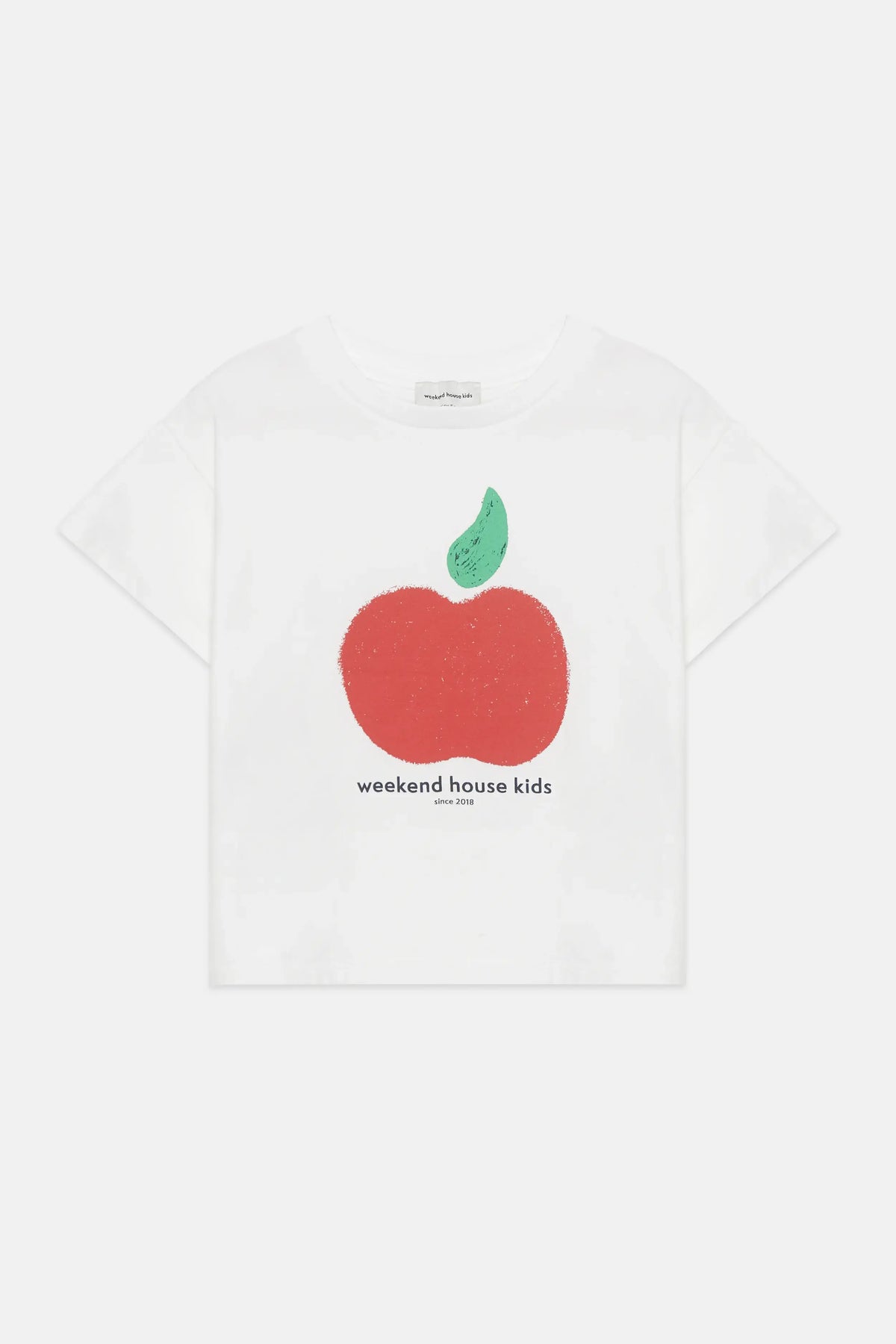 Apple shape t-shirt (White)