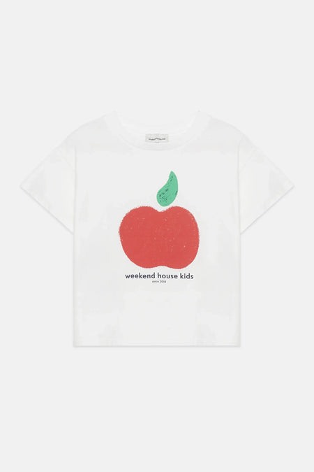 Apple shape t-shirt (White)