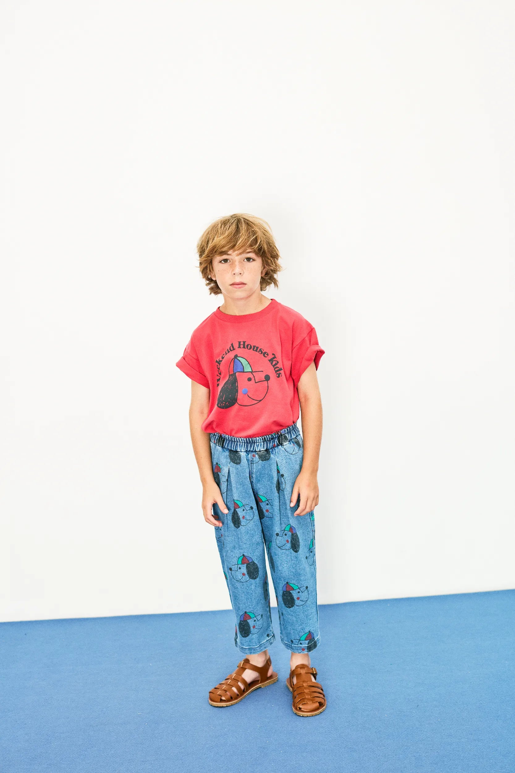 Happy dog t-shirt (Red)