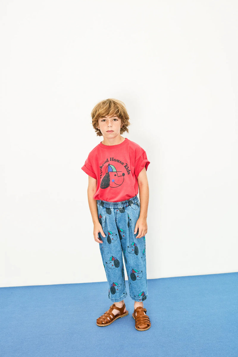 Happy dog t-shirt (Red)