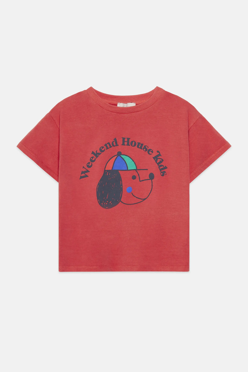 Happy dog t-shirt (Red)