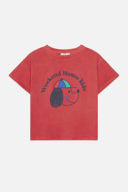 Happy dog t-shirt (Red)
