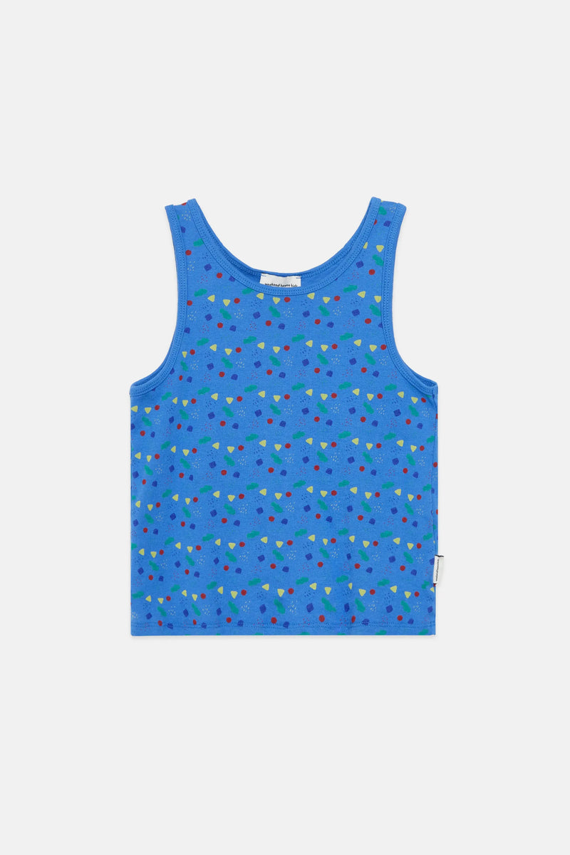 Arty shapes tank t-shirt