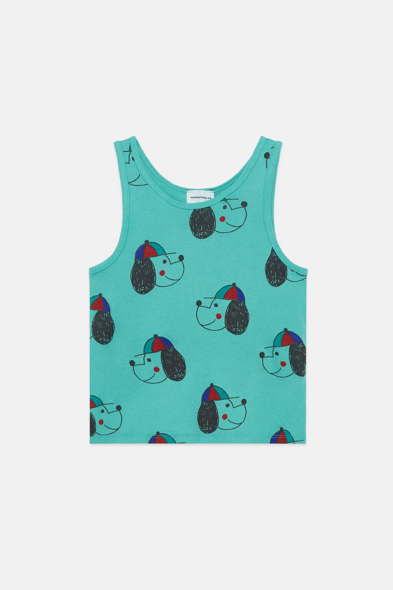 Happy dog tank t-shirt