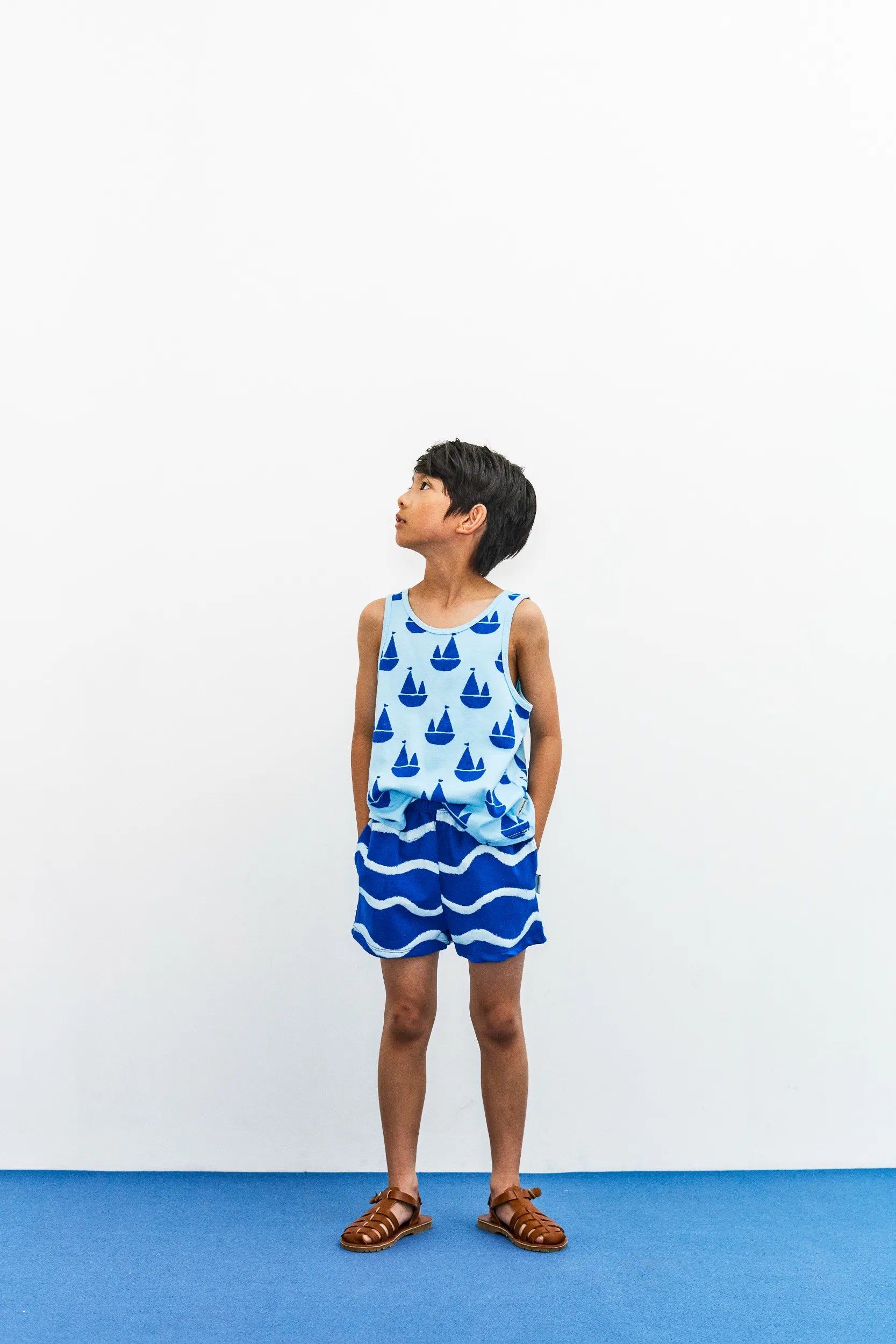 Boats all over tank t-shirt