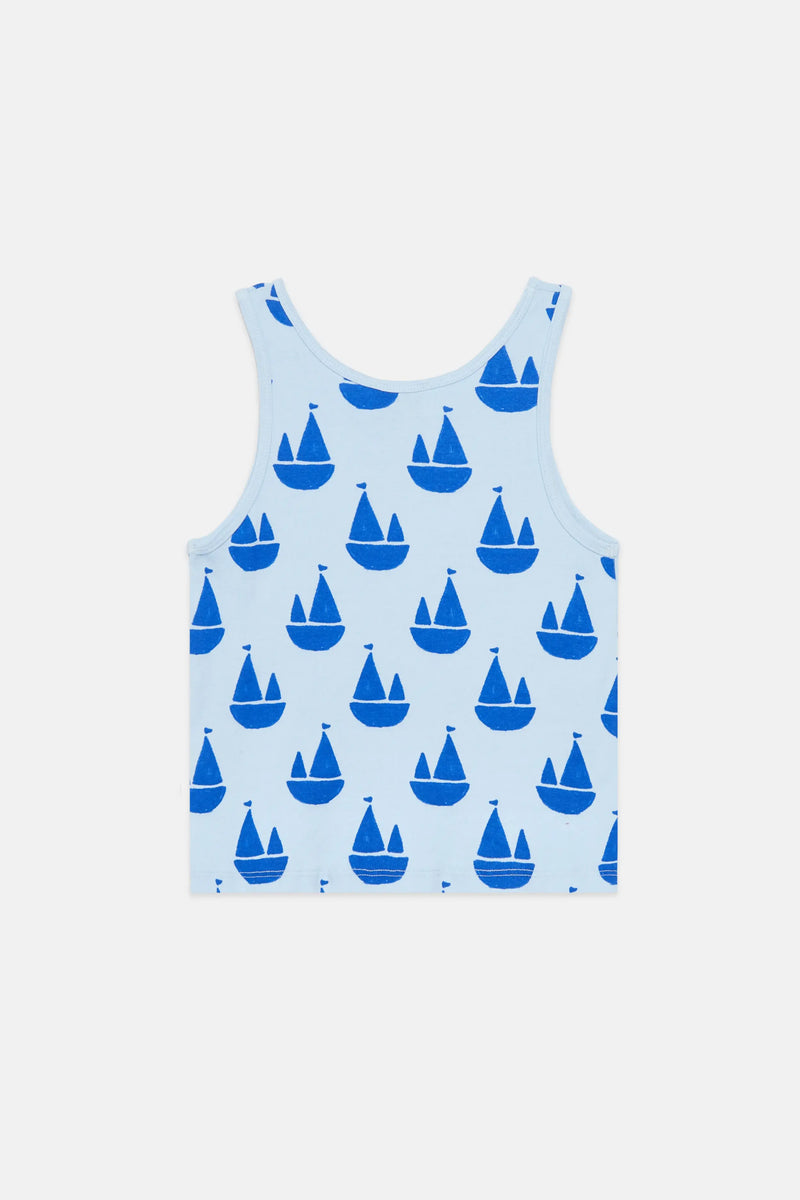 Boats all over tank t-shirt