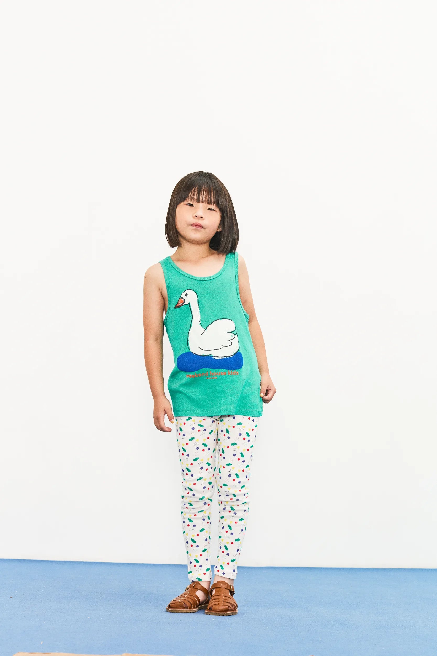 Swan tank t-shirt
