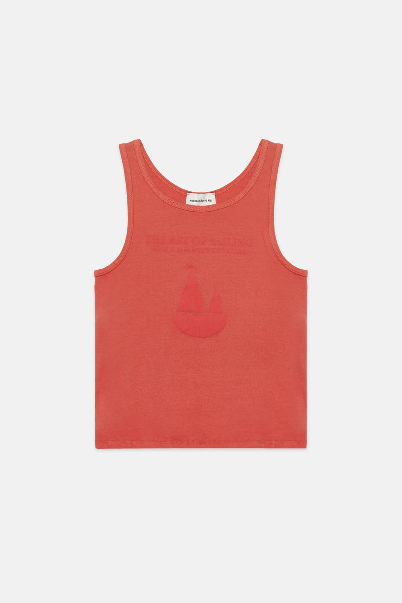 Boat shape tank t-shirt