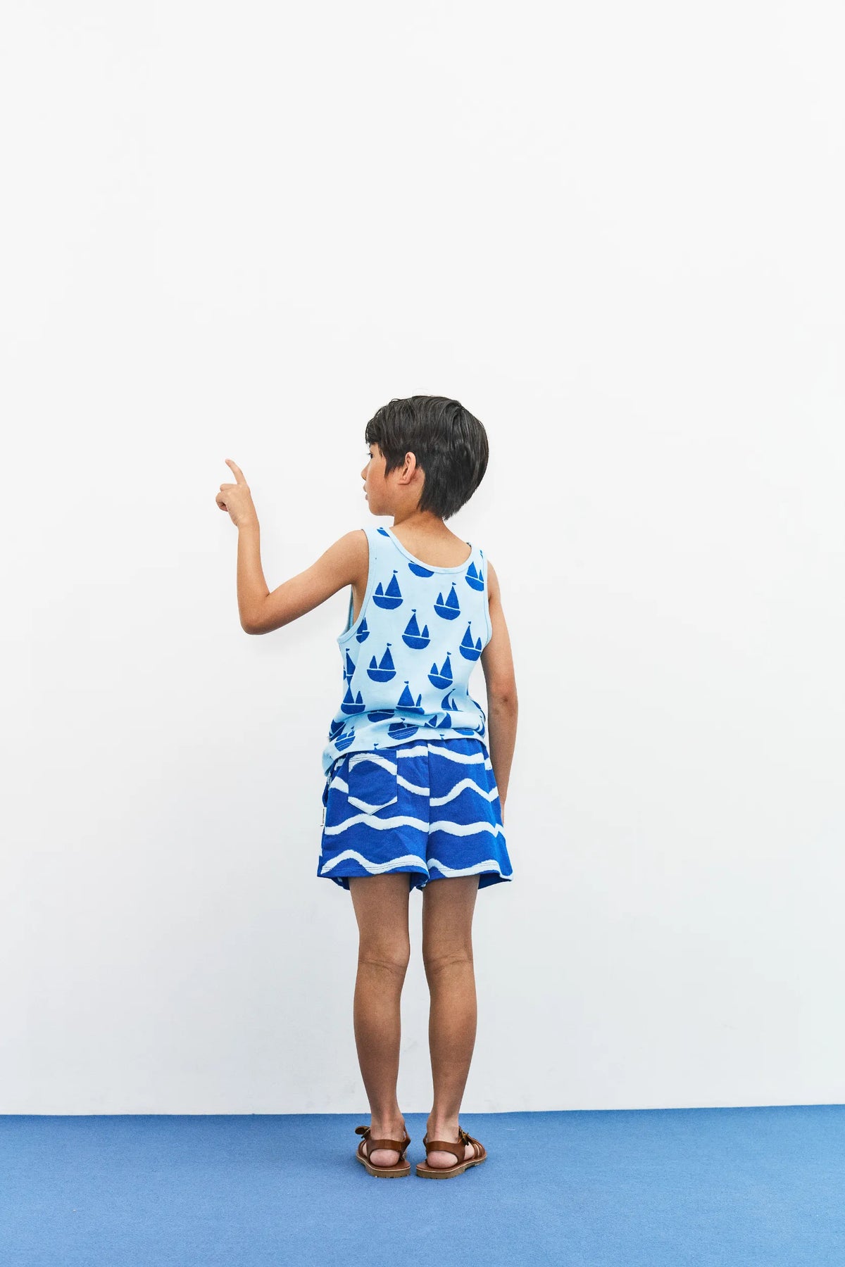 Waves shorts (Nautical Blue)