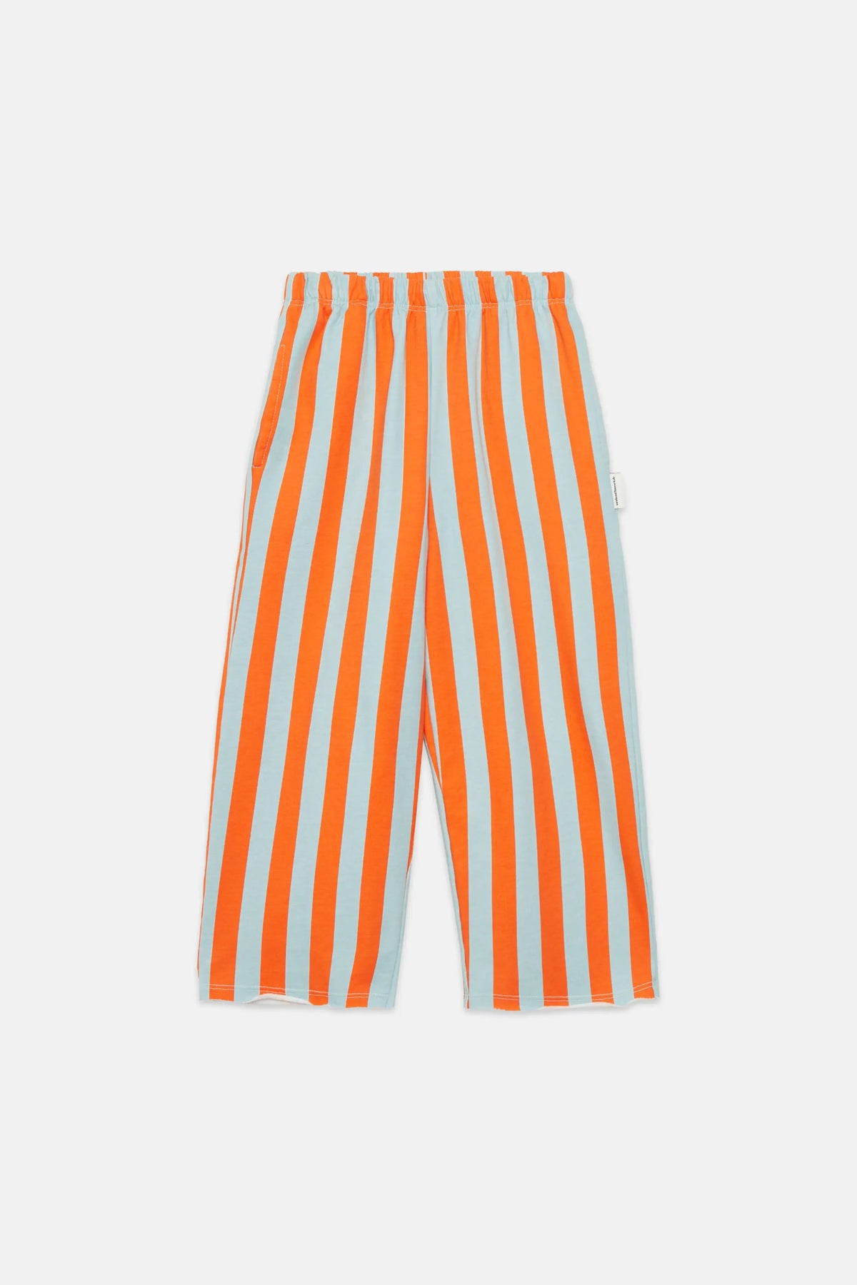Stripes straight sweatpants
