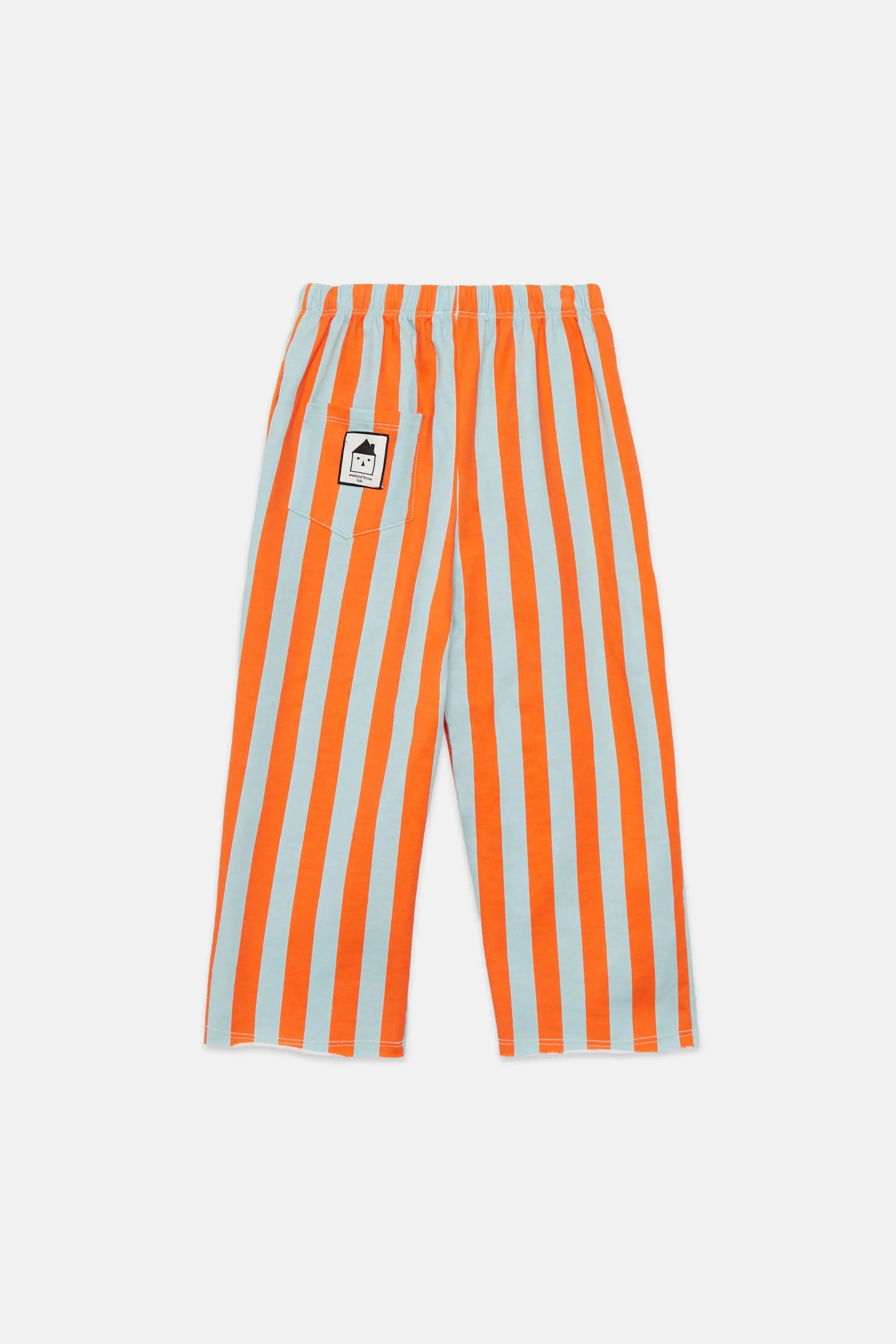 Stripes straight sweatpants