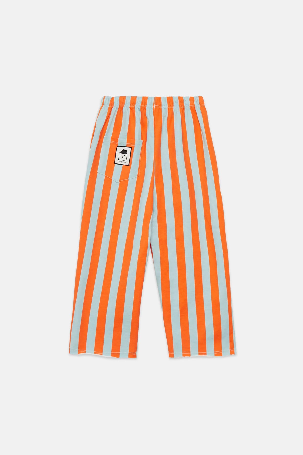 Stripes straight sweatpants
